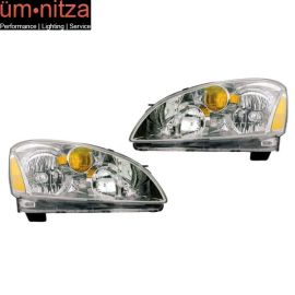 Fits 02-04 Nissan Altima RH LH Headlights Without HID