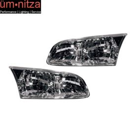 Fits 00-01 Toyota Camry RH LH Headlights Lamps
