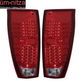 Fits 02-06 Chevy Avalanche LED Tail Lights Lamps Red Clear