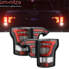 Fits 15-17 Ford F-150 F150 BR Style 2PCS Passenger Driver Side Tail Lamp Lights