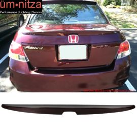 Fits 08-12 Honda Accord OE Factory Trunk Spoiler Painted #R530P Basque Red Pearl