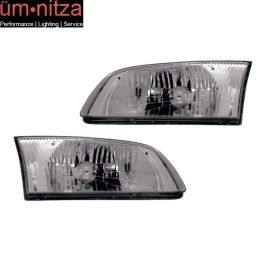 Fits 00-02 Mazda 626 RH LH Headlights Lamps