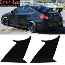 2PC Fits 15-21 Subaru WRX STI ABS Trunk Spoiler Wing Stabilizer Support Add On