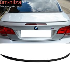 07-13 BMW 3-Series E93 M3 Trunk Spoiler Painted #475 Black Sapphire Metallic ABS
