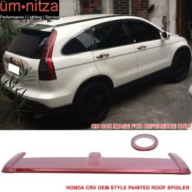 Fits 07-11 Honda CRV OE Style Painted Tango Red Pearl Trunk Spoiler ABS(#R525P)