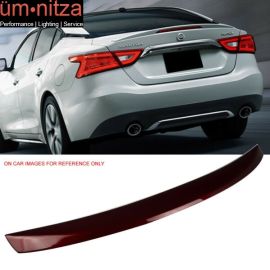 Fits 16-18 Nissan Maxima A36 Sedan OE Factory Trunk Spoiler Coulis Red #NAW