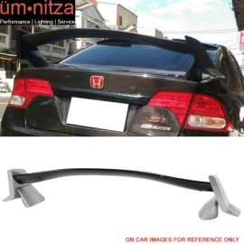 Fits 06-11 Civic FD Type R Trunk Spoiler Painted #700 Alabaster Silver Metallic