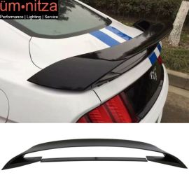 Fits 15-23 Ford Mustang GT350 Style Matte Black Rear Trunk Spoiler Wing ABS