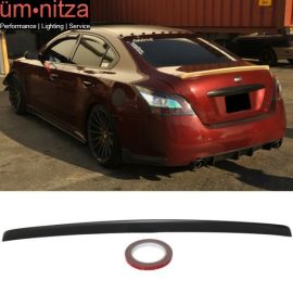 Fits 09-15 Nissan Maxima A35 Sedan 4Dr ST Style Unpainted Trunk Spoiler - ABS