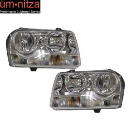 Fits 05-07 Chrysler 300 Headlights Head Lamps Without Delay LH RH 2PC