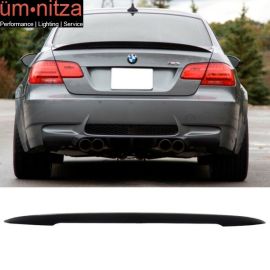 Fits 07-13 BMW E92 3 Series Coupe High Kick P Style Rear Trunk Spoiler Wing ABS