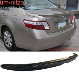 Fits 07-11 Toyota Camry Flushmount Trunk Spoiler Painted #202 Black