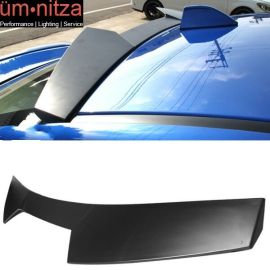 Fits 15-19 Subaru Impreza WRX STI V2 Style Unpainted Black ABS Roof Spoiler Wing