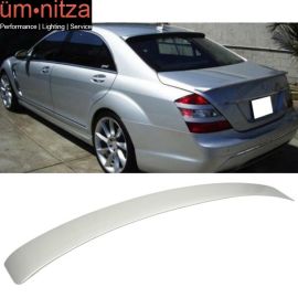Fits 07-13 Benz S-Class W221 Roof Spoiler Painted #744 775 Silver Metallic