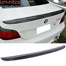 Fits 04-10 BMW 5 Series E60 Sedan M5 Style Carbon Fiber (CF) Trunk Spoiler Wing