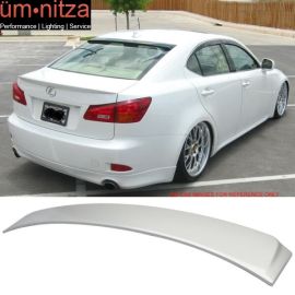 Fits 06-13 Lexus IS250 IS350 OE Style Roof Spoiler #1G1 Painted TunGSTen Pearl