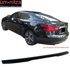 Fits 16-18 Maxima A36 OE Factory Trunk Spoiler Painted Super Black #KH3