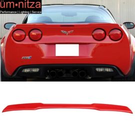 Fits 05-13 Chevy Corvette C6 OE Style Trunk Spoiler Painted Torch Red #WA9075
