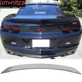 Fits 10-13 Chevrolet Camaro ZL1 Style Trunk Spoiler Wing Painted Matte Black ABS