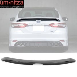 Fits 18-23 Toyota Camry PB Style Rear Trunk Lid Spoiler Wing Lip ABS Gloss Black