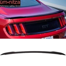 Fits 15-23 Ford Mustang GT Trunk Spoiler Painted Shadow Black # G1 - ABS