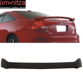 Fits 06-07 Honda Accord 2Dr Coupe 2D OE Factory Style Trunk Spoiler ABS Black