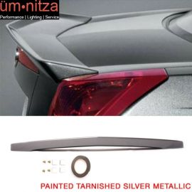 Fits 03-07 CTS 4Dr Trunk Spoiler Painted # WA911L Dark Tarnished Silver Metallic