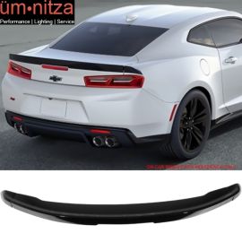 Fits 16-23 Chevrolet Camaro OE Style Trunk Spoiler Wing Painted #WA384A Black