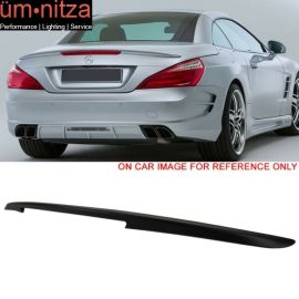 Fits 13-16 Benz SL-Class R231 2Dr D-Style ABS Unpainted Rear Trunk Spoiler Wing