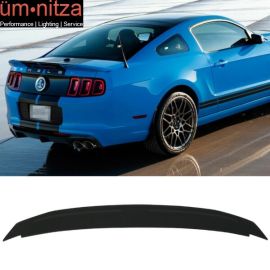 Fits 10-14 Ford Mustang OE Style Rear Trunk Spoiler Wing Lip ABS Matte Black