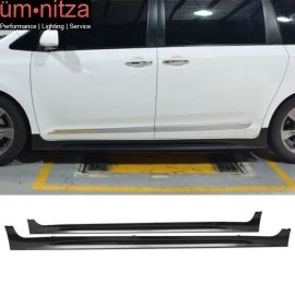 Fits 11-20 Toyota Sienna XL30 SE Only MP Style Side Skirts Rocker Panels - ABS