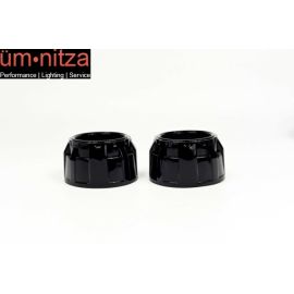 2x Mini Gatling Gun Black Series Shrouds HID Projector Retrofit Mini H1 2.5" 