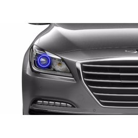 Hyundai Genesis Sedan (15-16): Profile Prism Fitted Halos (RGB)