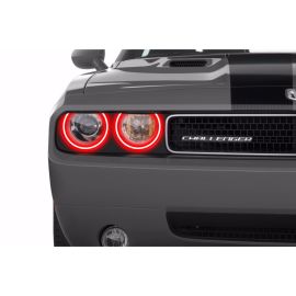 Dodge Challenger w/ OEM HID (08-14): Profile Prism Fitted Halos (RGB)