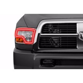 Dodge Ram w/ Dual Headlights (09-12): Profile Prism Fitted Halos (RGB)