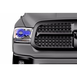 Dodge Ram w/ Projectors (13-17): Profile Prism Fitted Halos (RGB)
