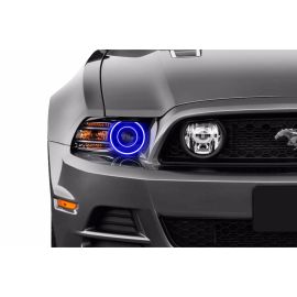 Ford Mustang w/ OEM HID (10-14): Profile Prism Fitted Halos (RGB)