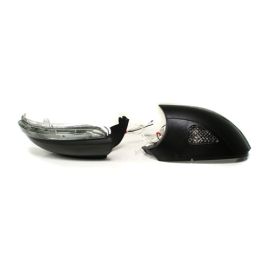 Sequential Turn Signal Smoked Lens Lower Mirror Caps for 10-14 VW MK6 Golf/GTI