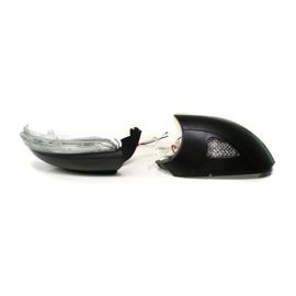 Sequential Turn Signal Clear Lens Lower Mirror Caps for 10-14 VW MK6 Golf/GTI