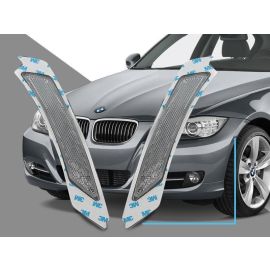 2009-2011 Fit BMW E90/E91 4D/5D OE Frost Clear or Smoke Front Bumper Reflector
