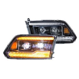 Dodge Ram (09-18) XB LED Headlights (Amber DRL)