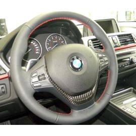 2014-2015 Fit BMW 2 Series F22 Carbon Fiber SteerIng Wheel Cover