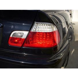 2000-2003 Fit BMW E46 3 Series 2 Door Coupe Red/Clear or Red/Smoke LED Tail Light