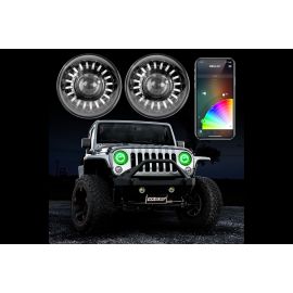 XKChrome Jeep RGB (7" Round)