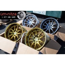 Aodhan 18x9.5/10.5  DS02 5x114.3 +15 Rims Aggressive Fits 350Z G35 Coupe (Used)