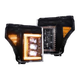 Ford Super Duty (11-16) XB LED Headlights (Amber DRL)