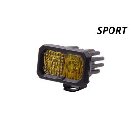 Stage Series 2" SAE Yellow Sport Standard LED Pod (one)