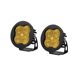 Stage Series 3" SAE Yellow Sport Round LED Pod (pair)