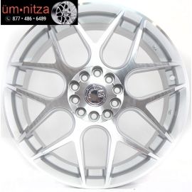 AodHan 17x7.5  LS002 5x100/114.3 +35 Silver Machined Face Wheel (1)