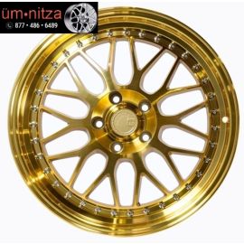 AodHan 18x8.5  AH02 5x114.3 +35 Gold Machined Face Wheel (1)